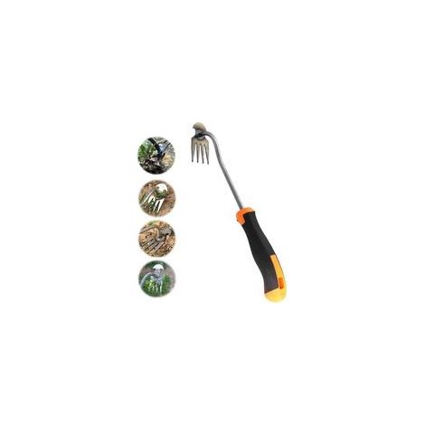 Arrache mauvaise herbes jardinage, outil de désherbage manuel, désherbage en acier inoxydable, désherbeur manuel, inoxydable extracteur de mauvaises herbes extérieur décoration pour jardin (1/5)