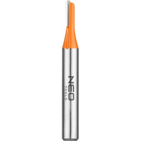 Fresa a candela a una scanalatura, TCT, 3,96 x 11 mm, gambo da 6 mm (1/4)