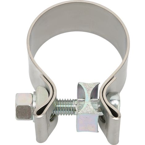 Colliers de serrage universels pour échappement, colliers de silencieux en acier inoxydable haute dureté pour collecteur d'échappement de 2 pouces (1/5)