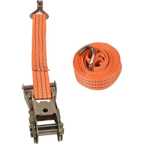 Ratschen-Spanngurt mit 2 Haken zum Bewegen von Haushaltsgeräten, Gartengeräten und Motorrädern, 35 mm Breite (3 Meter (9.