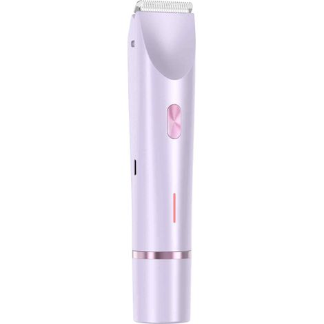 Rasoir électrique 2 en 1 pour femmes(violet)-Indice d'étanchéité IPX7, utilisable sur peau sèche ou humidedeux têtes détachables (1/5)