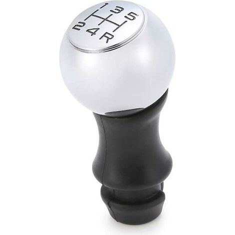 Pomello del cambio manuale a 5 velocità per auto 206 207 3008 ecc./ C2 C3 C4 Picasso Berlingo Saxo (Argento) (1/5)