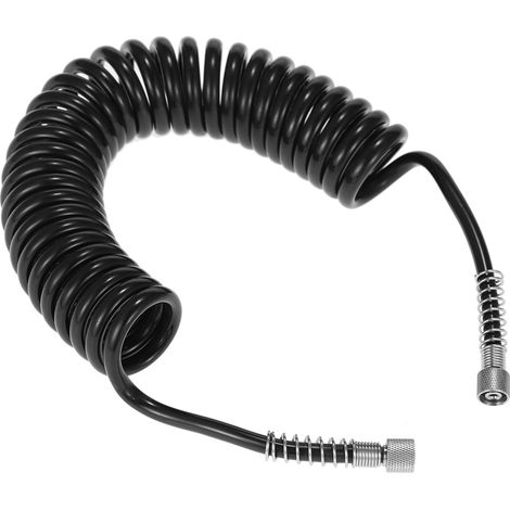 Tuyau d'air professionnel pour aérographe, bobine à ressort en PU, avec norme 1/8 (1/5)
