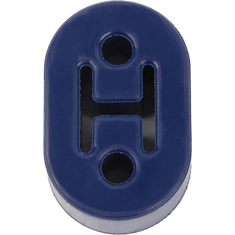 Supports de fixation en caoutchouc à 2 trous pour tuyau d'échappement de voiture, œillet de suspension, isolateur (bleu) (1/4)