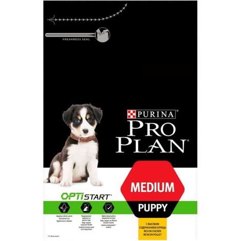 Nourriture Purina Pro Plan Poulet moyen pour chiots - 3kg