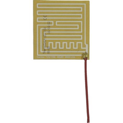 Thermo TECH Polyester Heizfolie 12 V 15 W (L x B) 85 mm x 80 mm