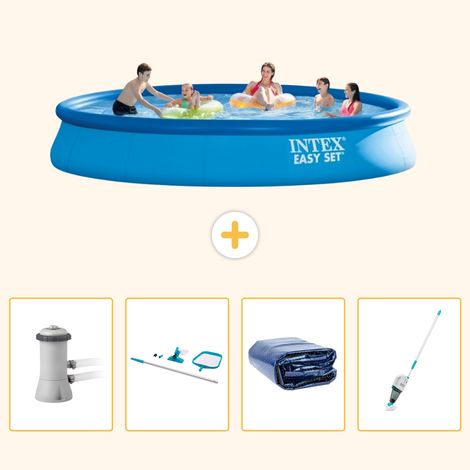 Intex Piscine Easy Set Ronde - 457x84 cm - 5-pièces S323 (1/5)