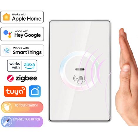 Tuya Interruttore Senza Contatto Smart Zigbee con Sensore PIR Integrato (1/5)