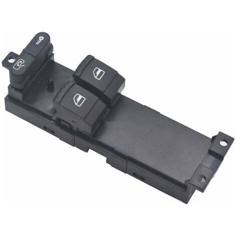 Interrupteur Commande Leve vitre Bouton pour Fenêtre 1J3959857 pour Golf 4 Leon Fabia Octavia,Convient pour Volkswagen Golf Passat B5 MK4 Jetta Bora (1/4)