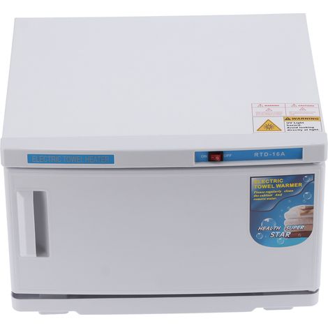 Chauffage serviettes 16L avec contrôle de température, lampe UV, pour spa et salon de beauté, hôtel, sèche-serviettes humides, 220V UE (1/5)