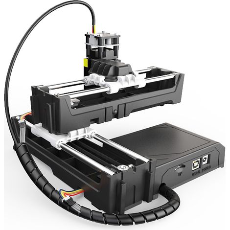 Mini-graveuse laser Easytroised ETLR002 2 W, connexion via application, Bluetooth et USB, vitesse de 300 mm/min, zone de gravure de 100 × 100 mm (1/5)