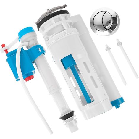 Vanne de Réservoir Wc en Pp Bleu, Kit pour Ancien Modèle (1/5)