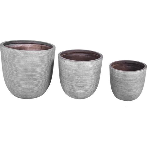 Set 3 Vasi 42 cm Stripe
