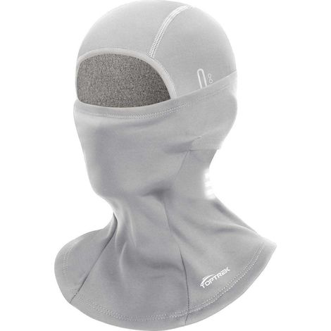 Sturmhaube Winter warm winddicht atmungsaktiv für Damen Herren hellgrau (1/5)