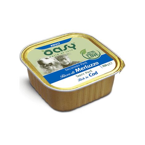 Cane - Patè di Merluzzo 150 gr Oasy (1/2)
