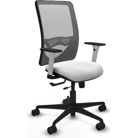 Silla de oficina piqueras y crespo Zulema blanco reposabrazos fijos (1/2)