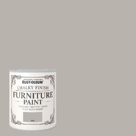 Rust-Oleum Chalk Chalky Furniture Paint Flint 750ML
