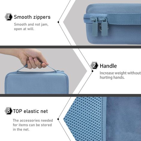 Étui de protection compatible avec l'enceinte Bluetooth Bose SoundLink Flex Étui de protection robuste et portable avec mousqueton et bandoulière amovible (1/4)
