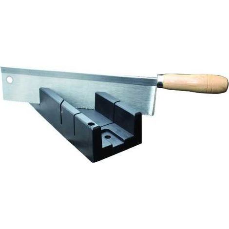 Boîte de coupe-cornici Vigor Base en plastique avec scie de 250 mm