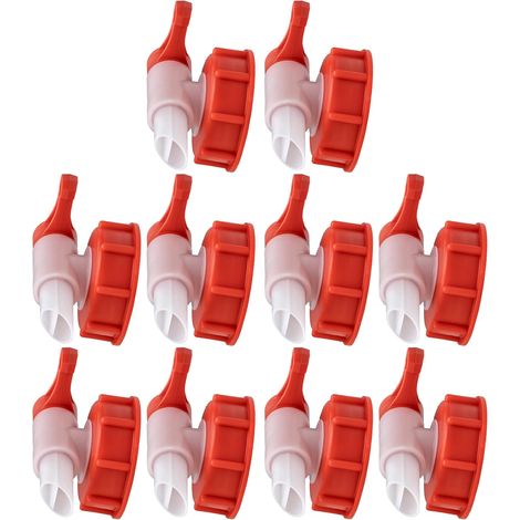 10 Robinet verseur, Filetage DIN 61, Débit 5L/min, Bidon 20L, Plastique alimentaire, Usage universel (1/5)