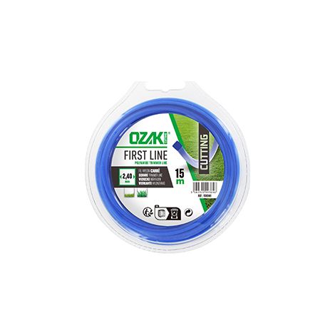Greenstar 3792 Coque fil nylon carré Ozaki 15m x 2,40 mm