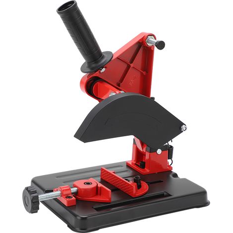 Support universel fixe pour meuleuse d'angle, en fonte, réglable et sécurisé, pour meuleuse d'angle de 100 et 125 mm. (1/5)