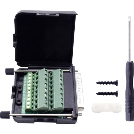 TRU COMPONENTS T1904C102 Kit embase SUB-D mâle Nombre de pôles: 25 raccord à vis 1 pc(s) (1/5)