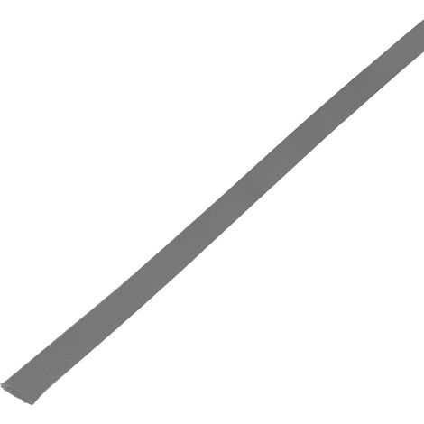 TRU COMPONENTS 1572553 CBBOX1825-GY Geflechtschlauch Grau PET 15 bis 27 mm 5 m