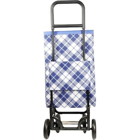 Black MiG foldable shopping trailer blue (1/4)