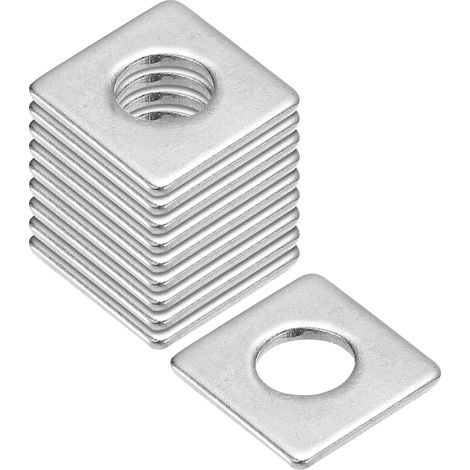 Carré Rondelle Inox 304 M8x20x20x2mm Pour Matériel Fixation 10pcs (1/5)