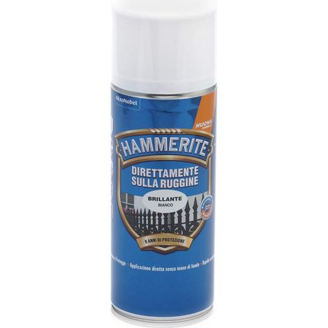 Hammerite Direttamente Sulla Ruggine Brillante Bianco 400 ml Aerosol (1/5)