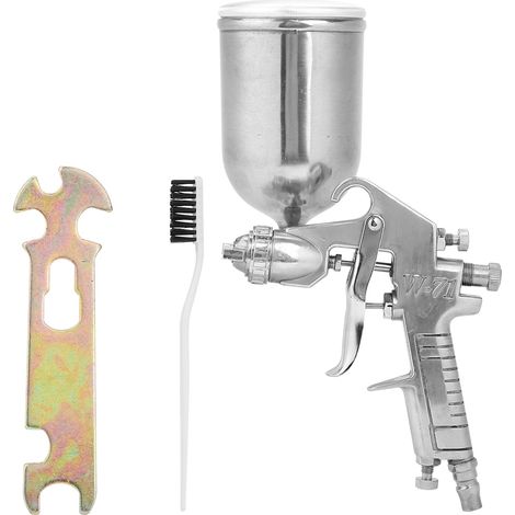Pistolet à peinture pneumatique à buse de 1,5 mm, capacité de 400 ml, alimentation par gravité (1/5)