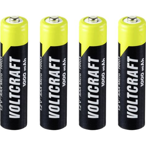 VOLTCRAFT Endurance HR03 Micro (AAA)-Akku NiMH 1000 mAh 1.2 V 4 St. (1/4)