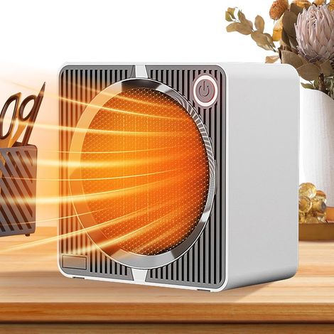 Draagbare Kleine Radiateur, Mini Radiateur - Vertikale Draagbare Kantoorverwarming, Stilte Verwarming for Kleine Kamers - Veilige Elektrische Verwarming for Tent, Binnengebruik, Reizen (1/5)