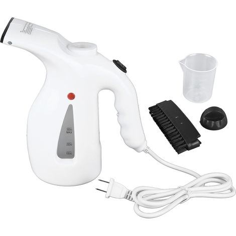 Fer à vapeur portable blanc, défroisseur de vêtements domestique, fer à repasser à main pour voyage, prise US 110V (1/5)