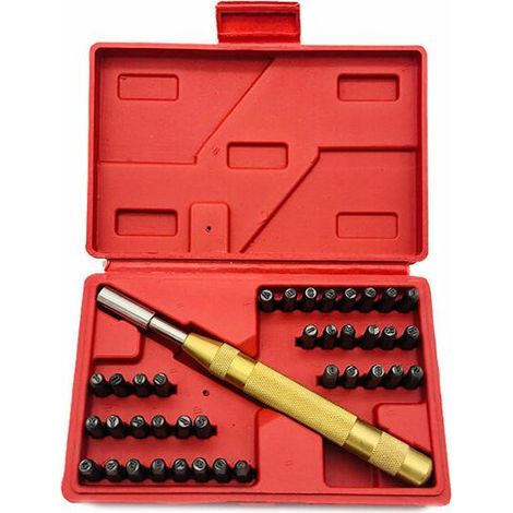 Lettre a frapper chiffre a frapper frappe a froid lettre a frapper 4mm lettre à frapper 2mm lettres à frapper 10mm numero a frapper chiffres a frappé lettre a frapper 38 pieces (1/5)