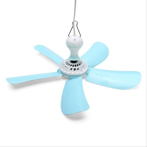 ventilateur de plafond,Compact et portable,Réduction 30dB,à 5 lames,8W Économie d'énergie,Sans moteur,Chambre, bureau à domicile (1/5)