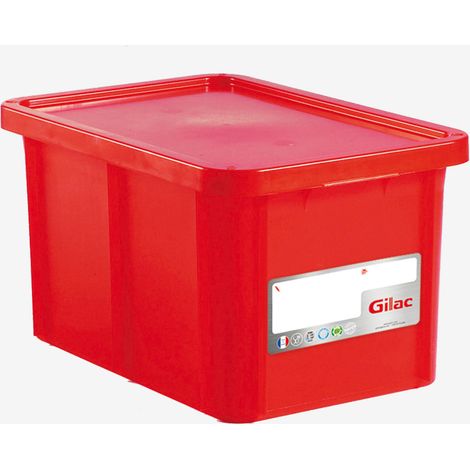 Bac HACCP 55 L Rectangulaire + Couvercle - Gilac
