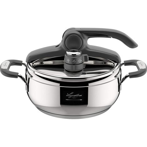 Lagostina 8900524576 Briosa Pentola a pressione cm 22 L 3.5 (1/4)