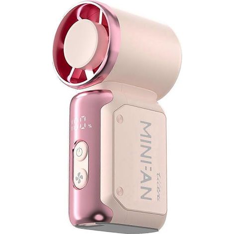 Filiyano-Ventilateur portable 199 vitesses, batterie longue durée, charge rapide USB-C, idéal pour les voyages et le camping d'été en extérieur. (1/5)