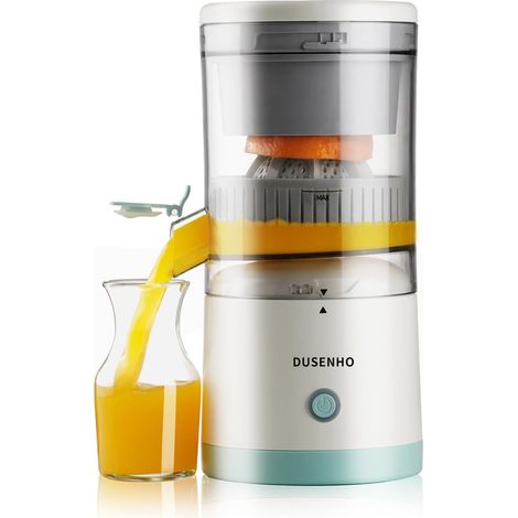 Presse Agrumes - Électrique Sans Fil USB-C Rechargeable - Pour Orange Citron Pamplemousse - 360° Rotation - Lavable Au Lave-Vaisselle - 1 Pièce (1/5)