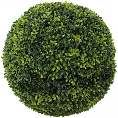 Sfera di Bosso Artificiale Ø53 cm in Polietilene Verde (1/2)