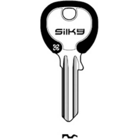 100 x SILCA UL058DZ CHIAVE PROFILO SILKY OTTONE