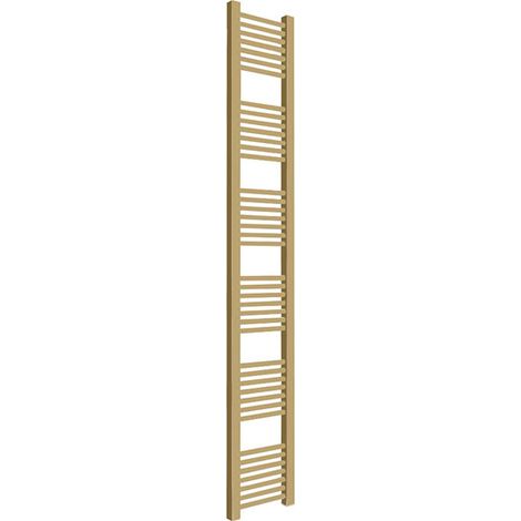 Sèche-serviette mixte doré de 1710mm de haut et 230mm de large - 425 Watt - MIK1710/230V2BRA