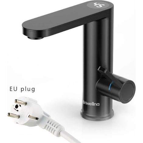 Chauffe-eau électrique instantané (noir) 3200 W, 220 V, robinet de chauffe-eau domestique (1/5)