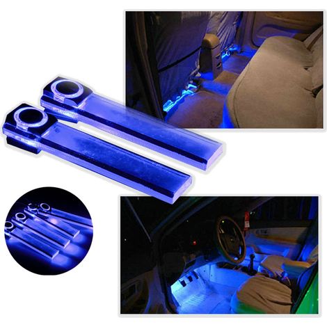 Lumières d'ambiance LED pour intérieur de voiture.