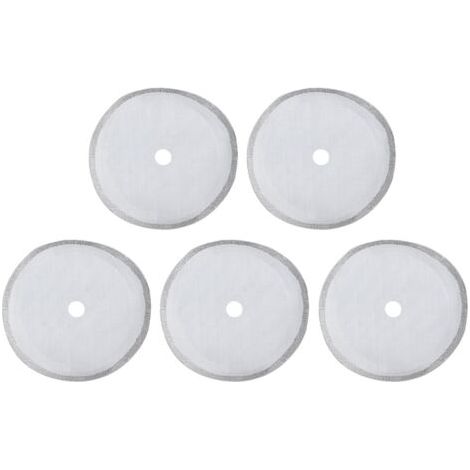 AKLOSIPY Filtre à café en Acier Inoxydable 304, 5 Pièces, Maille Détachable, Portable, Accessoires pour Cafetière de 350ml (Moyen-800ml) (1/5)