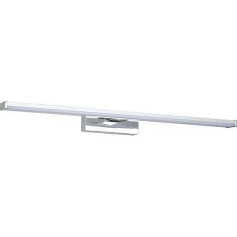 Galenzana-E LED mirror light, wall sconce, bathroom lighting, dressing table makeup light, chrome-look metal strip, neutral white, IP44 (1/3)