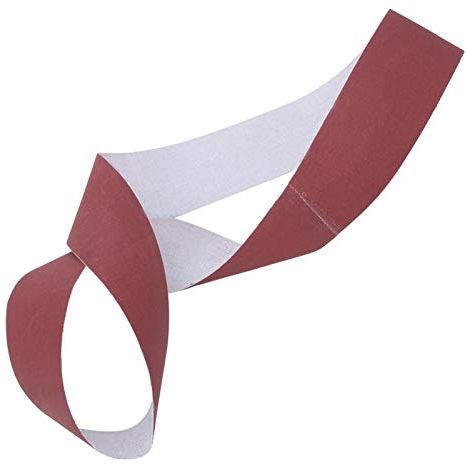 Set di 10 nastri abrasivi in ossido di alluminio – 740x40 mm – grana 120 – lucidatura – lavorazione del legno