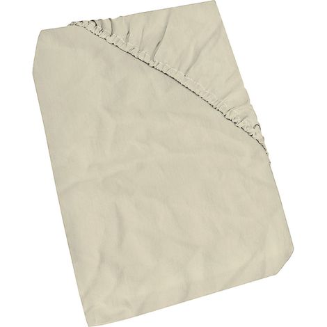 Lenzuola Sotto Matrimoniale  Linea Water Washed Crema